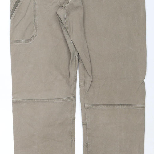 Wrangler ATG Men's Beige Cargo Trousers 38x32 Regular Fit