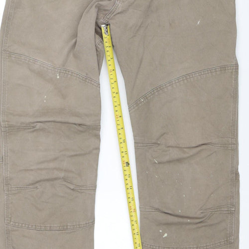 Wrangler ATG Men's Beige Cargo Trousers 38x32 Regular Fit