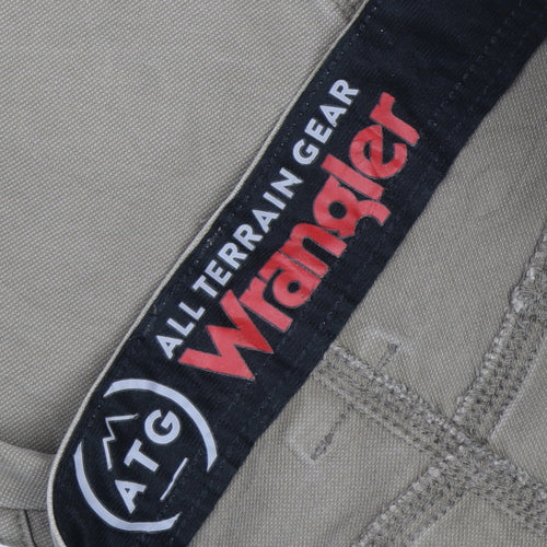Wrangler ATG Men's Beige Cargo Trousers 38x32 Regular Fit