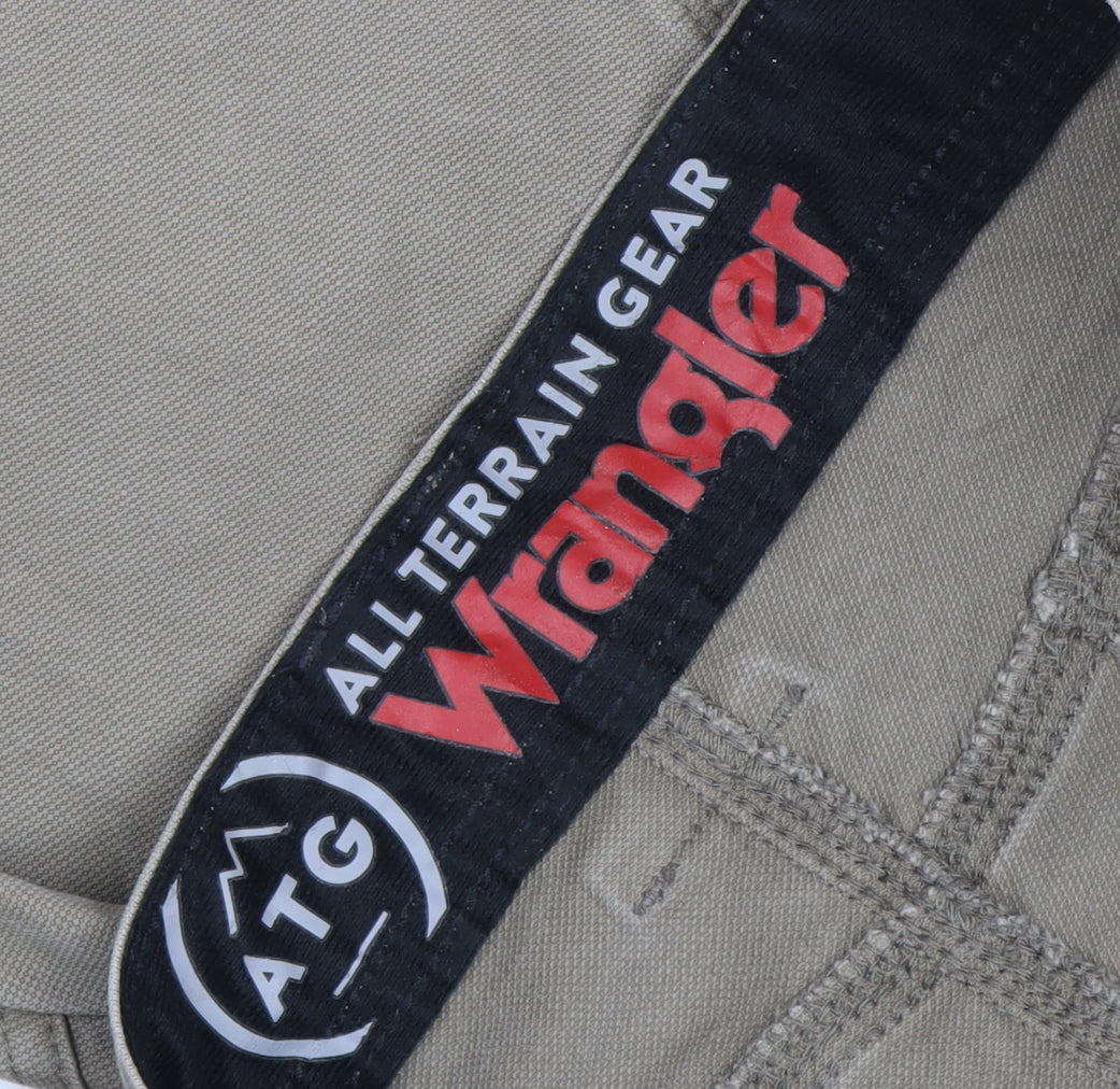 Wrangler ATG Men's Beige Cargo Trousers 38x32 Regular Fit