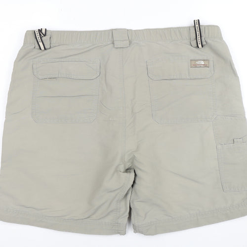 The North Face Men's Beige Cargo Shorts L Outdoor Nylon Quick Dry