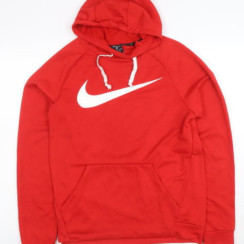 Nike Men’s Red Dri-Fit Pullover Hoodie Size S Sportswear