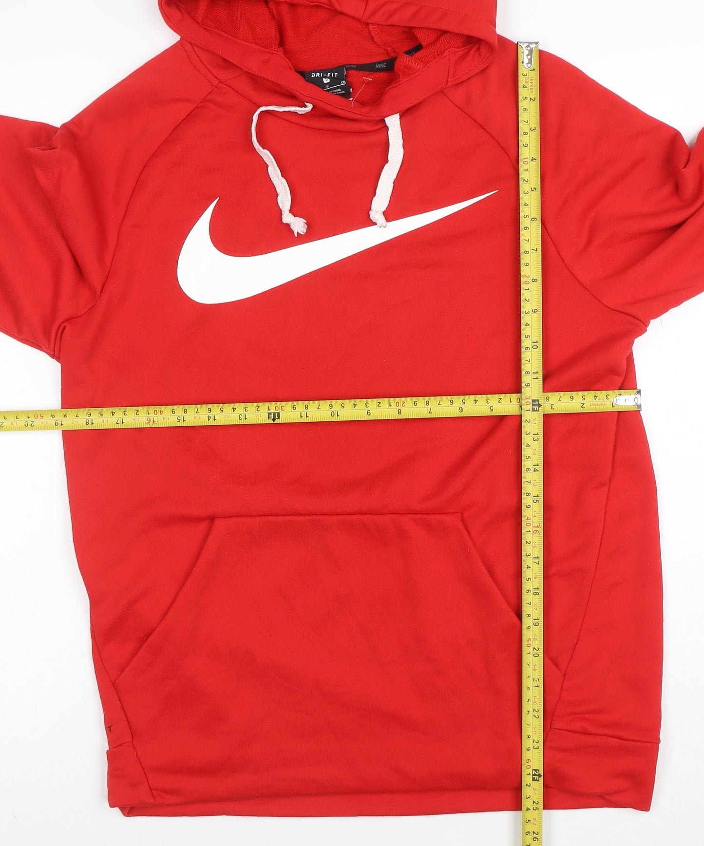 Nike Men’s Red Dri-Fit Pullover Hoodie Size S Sportswear