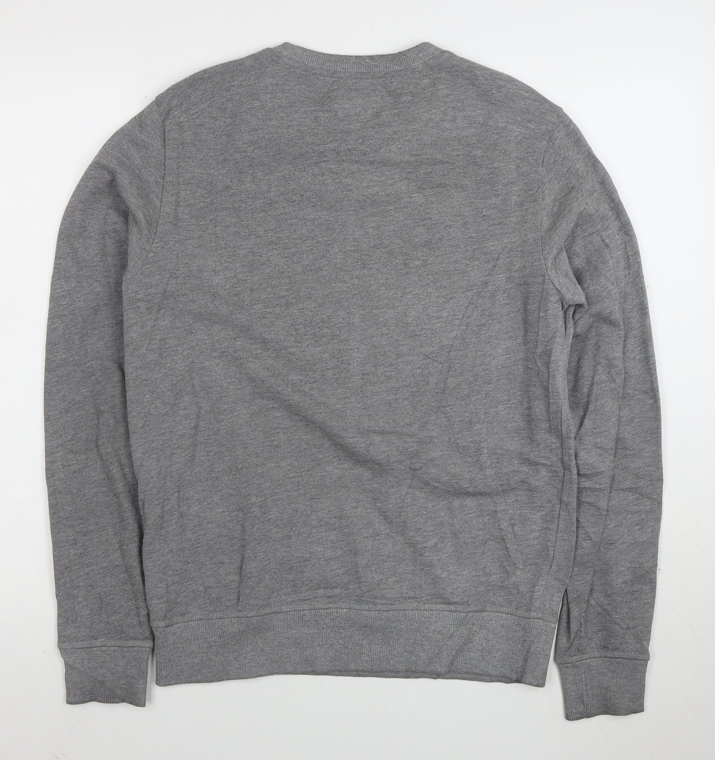 Calvin Klein Jeans Men’s Grey Logo Pullover Sweatshirt Size S