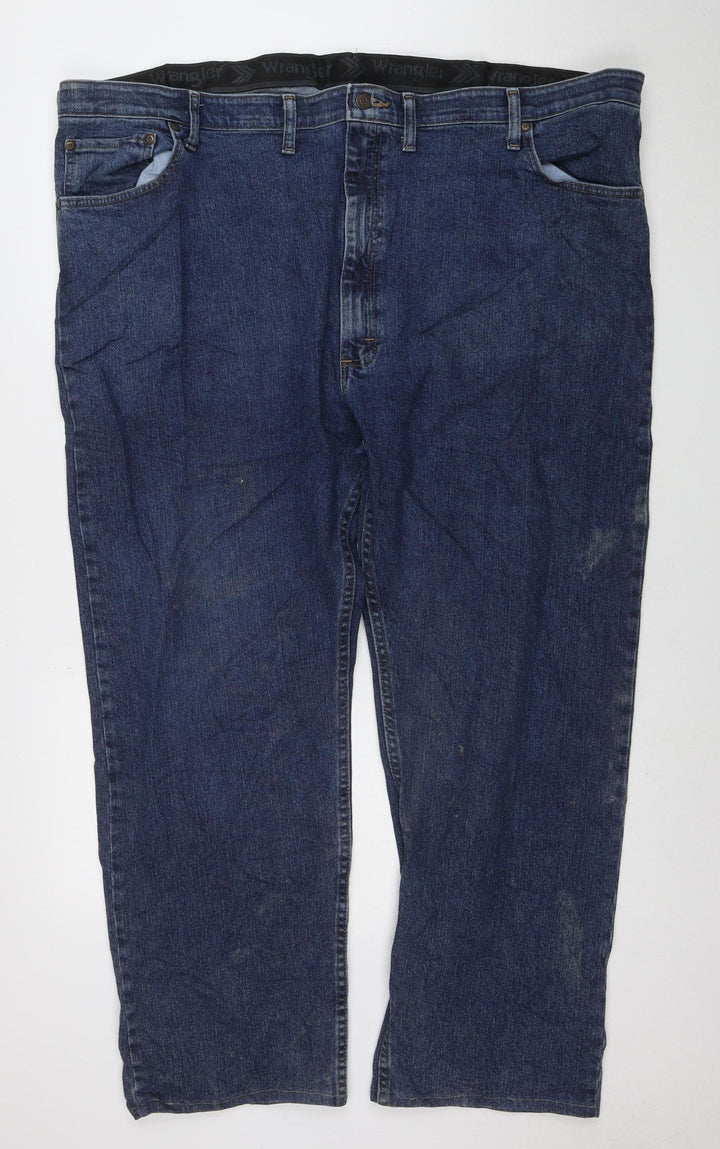 Wrangler Women Blue Regular Fit Straight Jeans Size 48x30