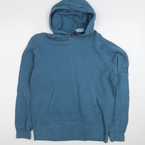 C.P. Company Boys Blue Pullover Hoodie Age 12 Cotton Casual Sweatshirt