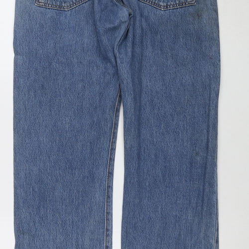 Levi's Men's Blue Straight Leg Denim Jeans W34 L34 Regular Fit