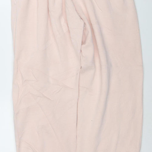 Nike Womens Pink Jogger Sweatpants Size M Cotton Blend