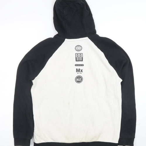 Nike Boys Black Full Zip Hoodie Air Logo XL 13-15 Years Cotton Blend