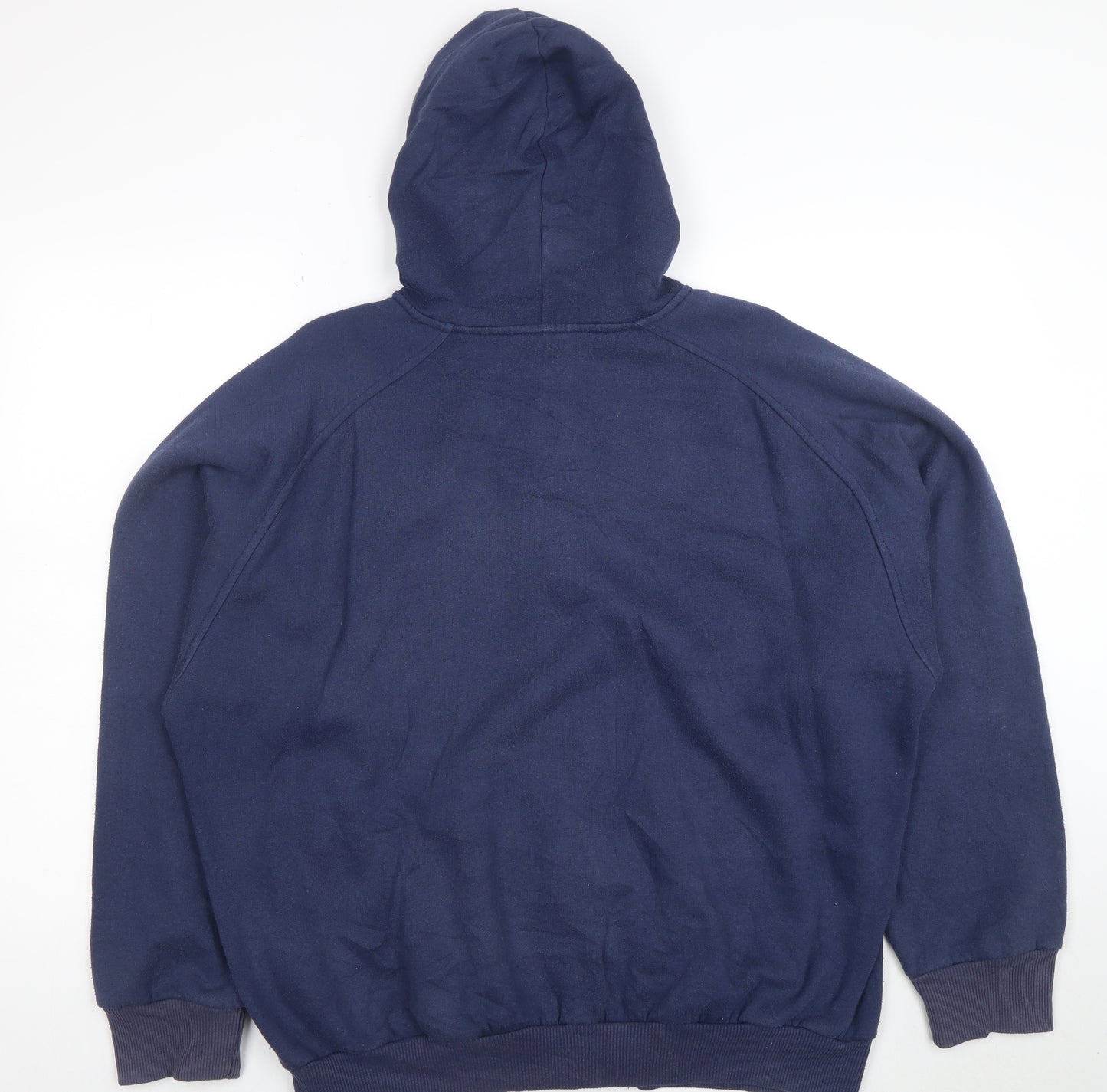 Umbro Men Blue XL Full Zip Hoodie Sports Sweatshirt