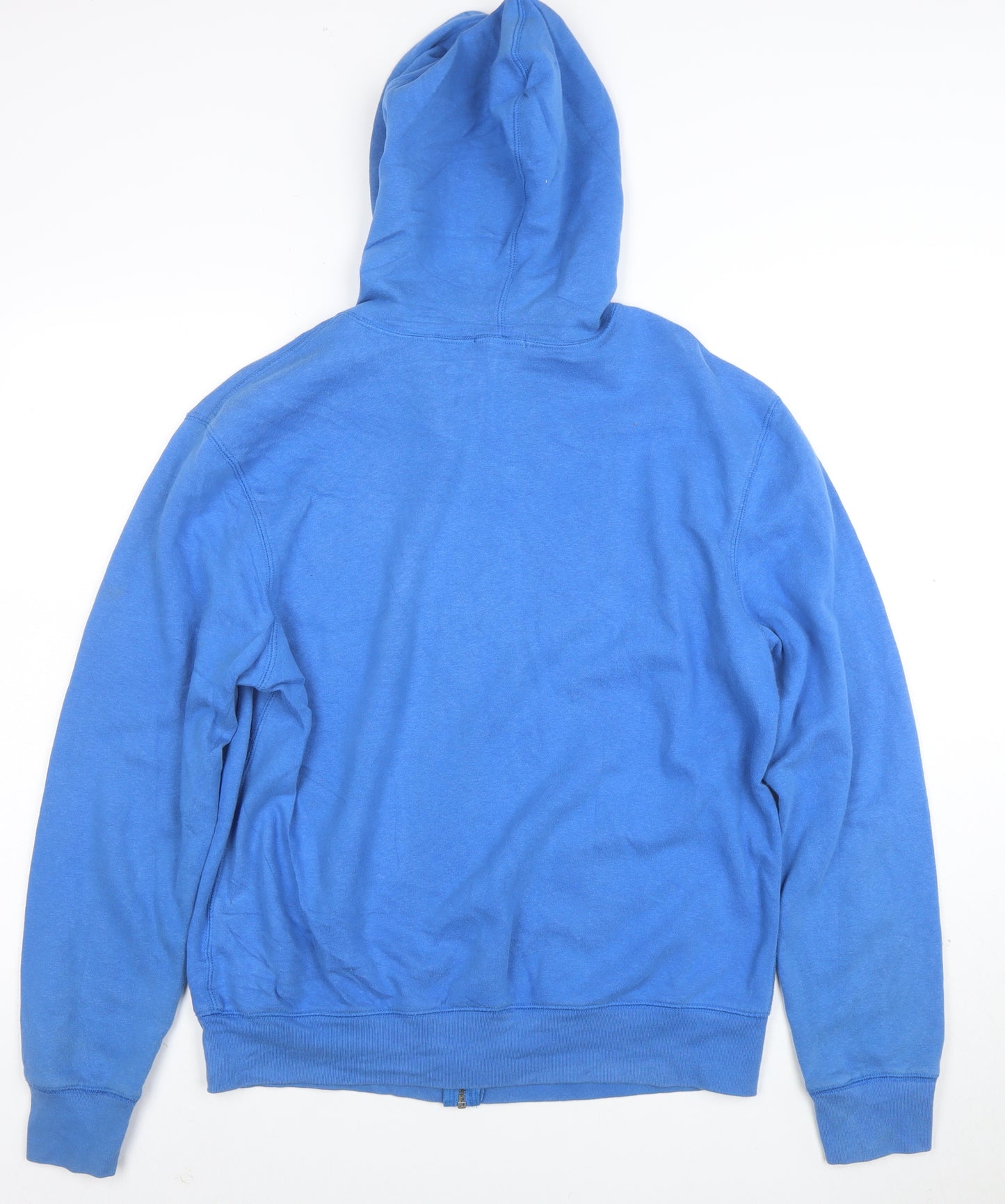 GAP Men's Blue Full Zip Logo Hoodie Size M Cotton Blend