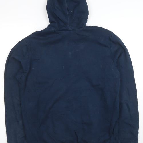 Umbro Men’s Blue Full Zip Hoodie Size L Sports Casual Sweatshirt