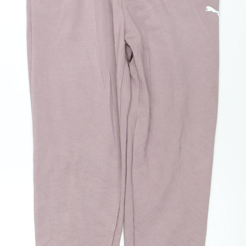 PUMA Women’s Purple Jogger Trousers Size S Lightweight Activewear