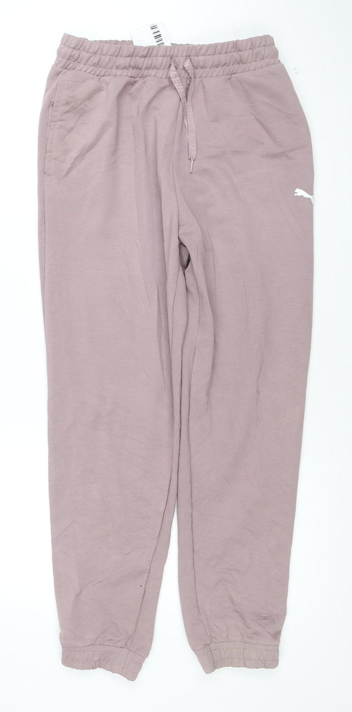 PUMA Women’s Purple Jogger Trousers Size S Lightweight Activewear