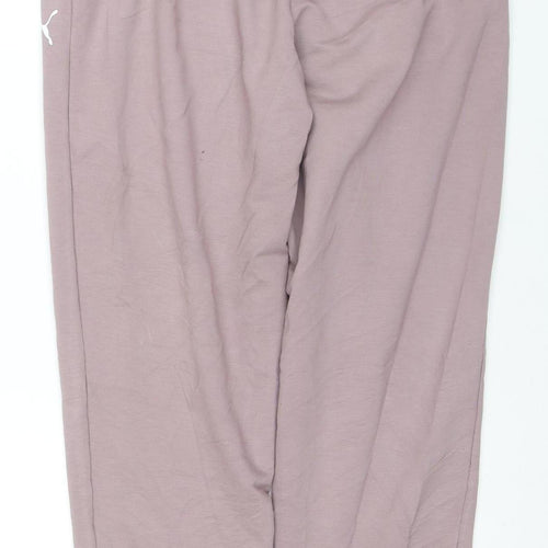 PUMA Women’s Purple Jogger Trousers Size S Lightweight Activewear