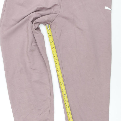 PUMA Women’s Purple Jogger Trousers Size S Lightweight Activewear