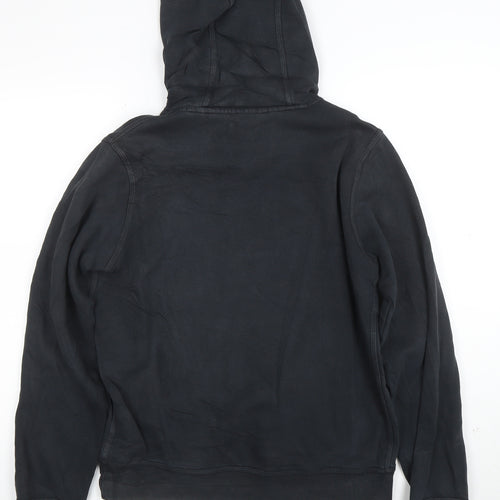 Nike Men Black Small Pullover Hoodie Sports Logo Jersey