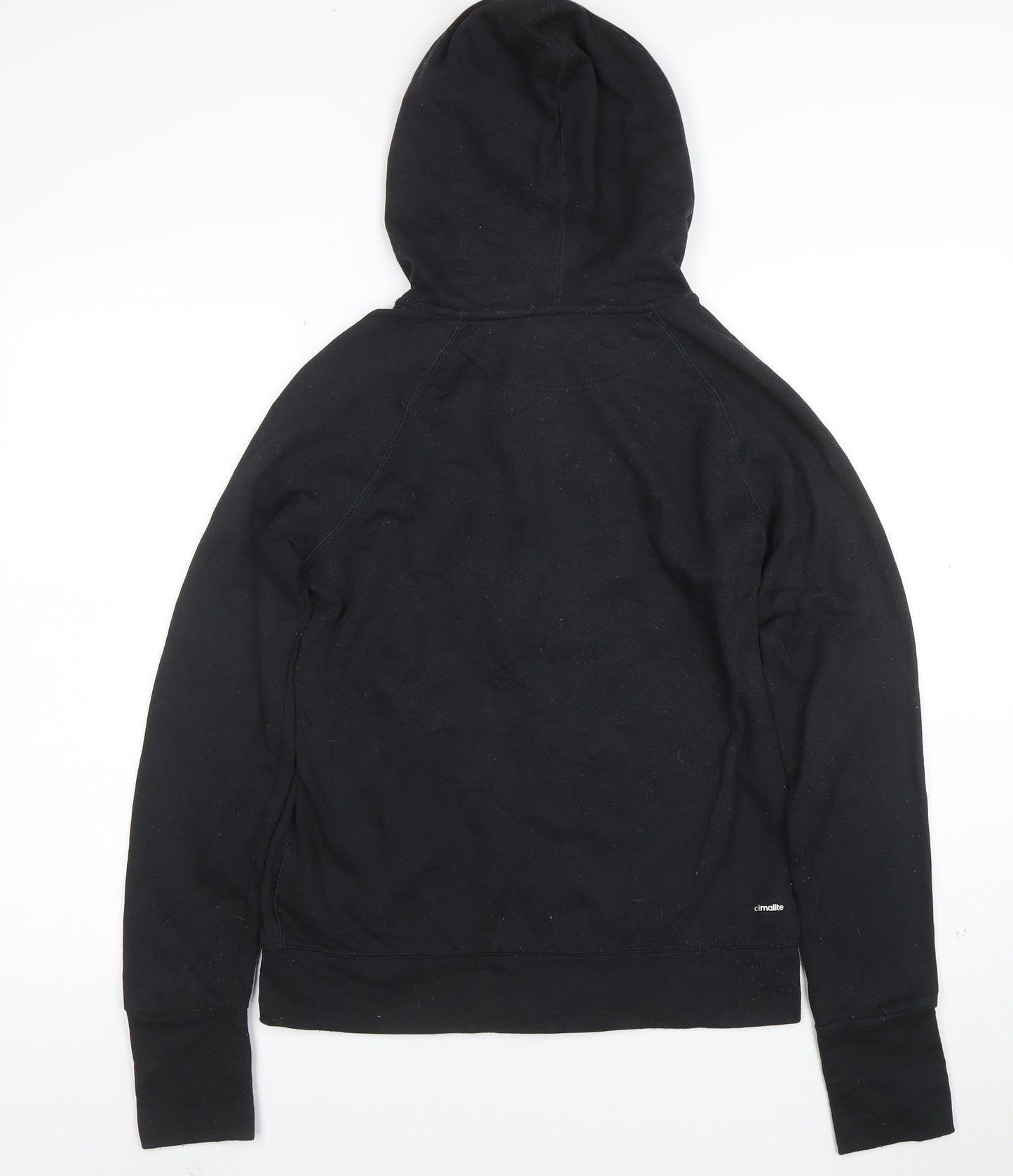 Adidas Womens Black Climalite Full Zip Hoodie Size S