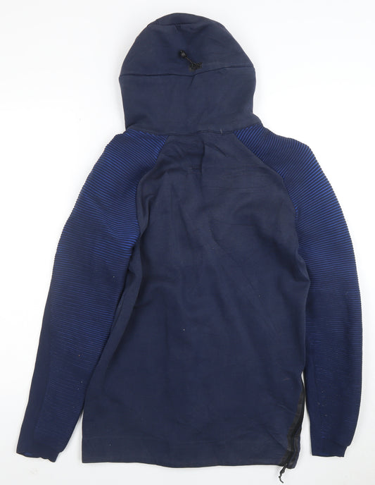 Nike Men's Blue Pullover Hoodie Size S Long Sleeve Athletic Fit