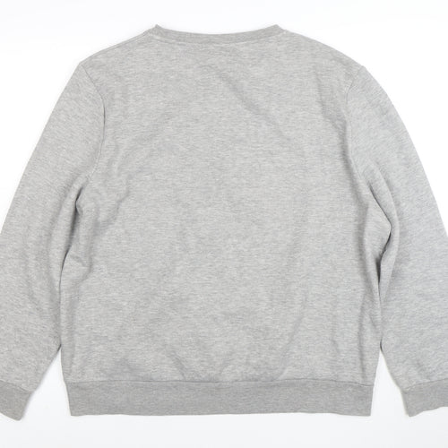 Disney Women’s Grey Beauty and the Beast Chip Sweatshirt Size 14