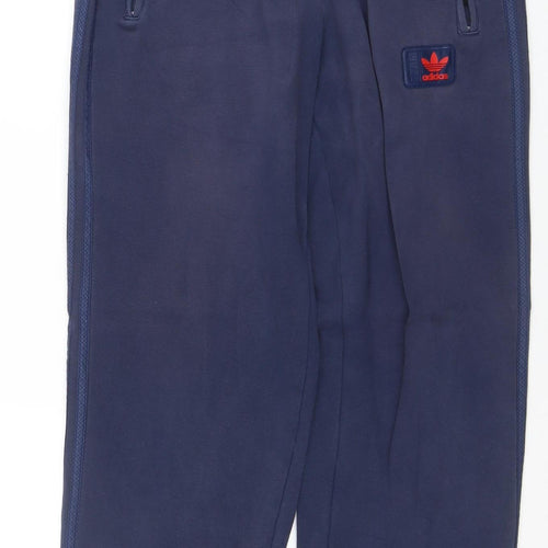 Adidas Men's Blue Jogger Sweatpants M French Terry Regular Fit