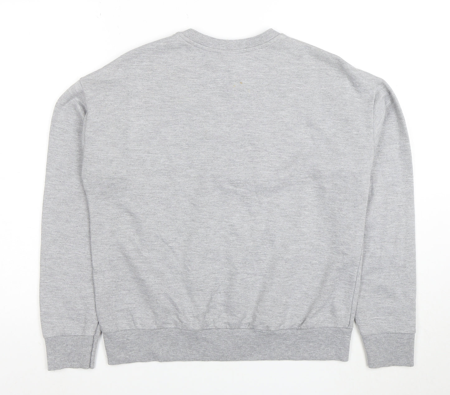 Disney Women's Grey Stitch Sweatshirt XS Crew Neck Pullover