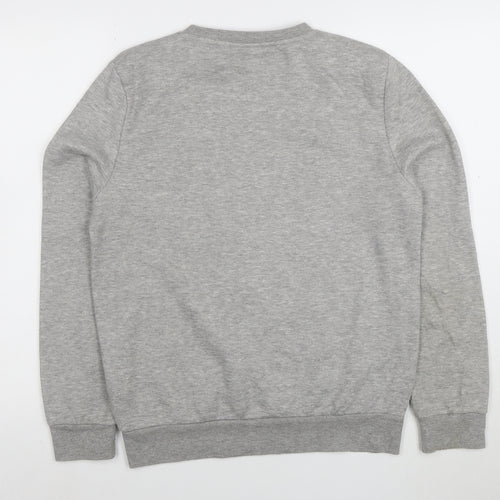 Disney Women Grey Mickey Mouse Sequin Sweatshirt Size S