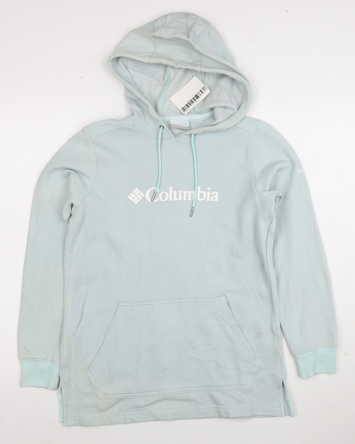 Columbia Women’s Blue Pullover Hoodie Size S Cotton Blend Casual