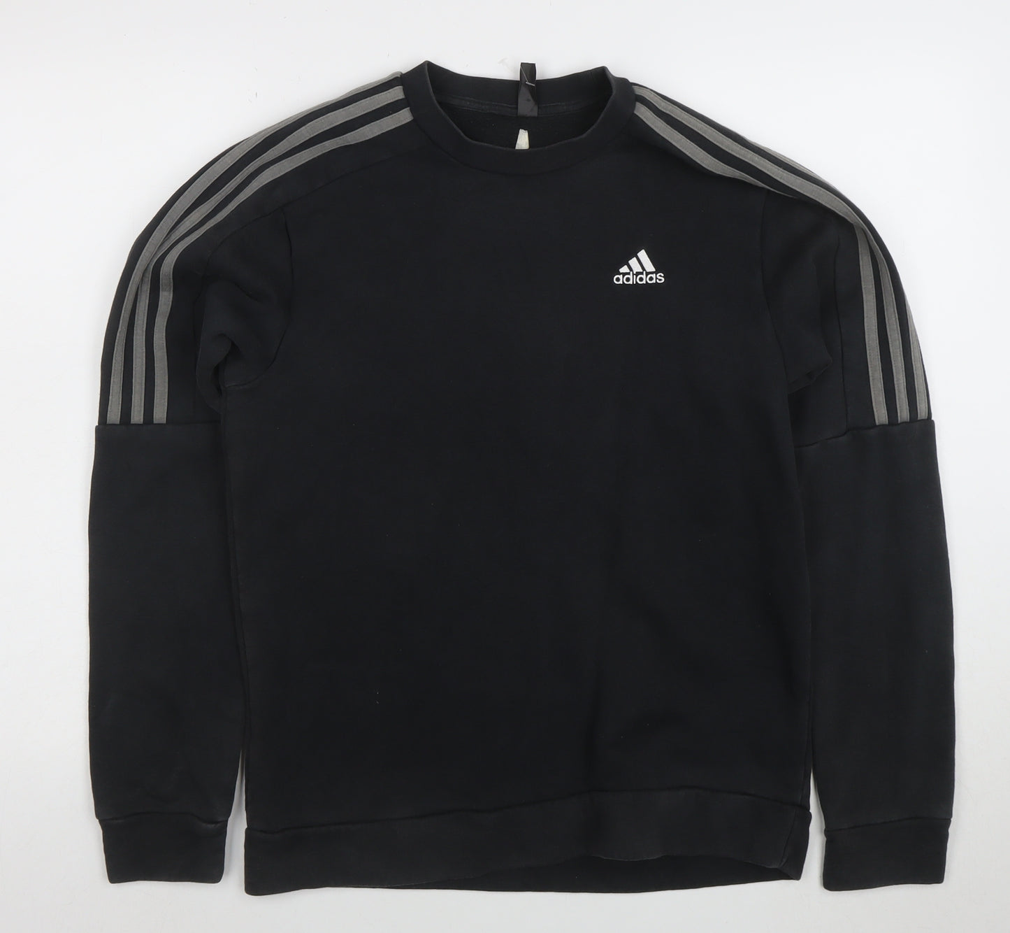 Adidas Men's Black Pullover Sweatshirt L Crew Neck Sportswear