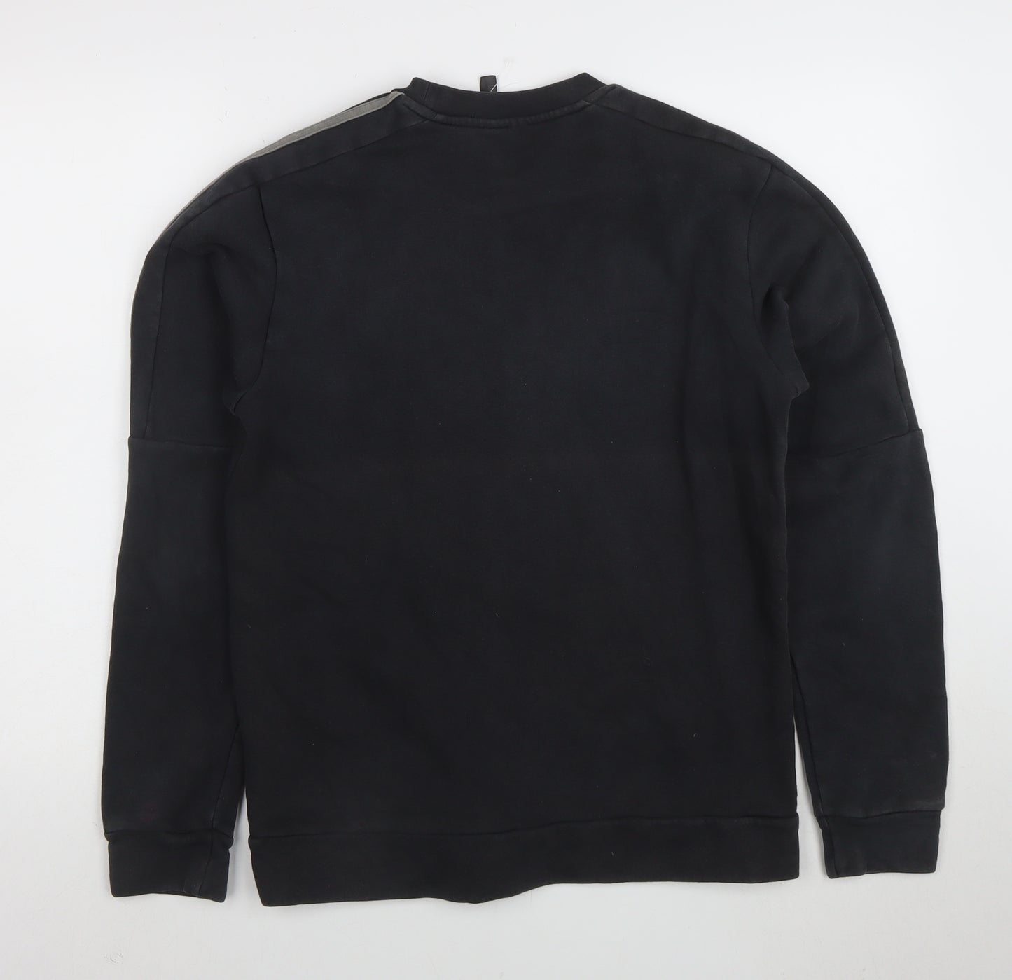 Adidas Men's Black Pullover Sweatshirt L Crew Neck Sportswear