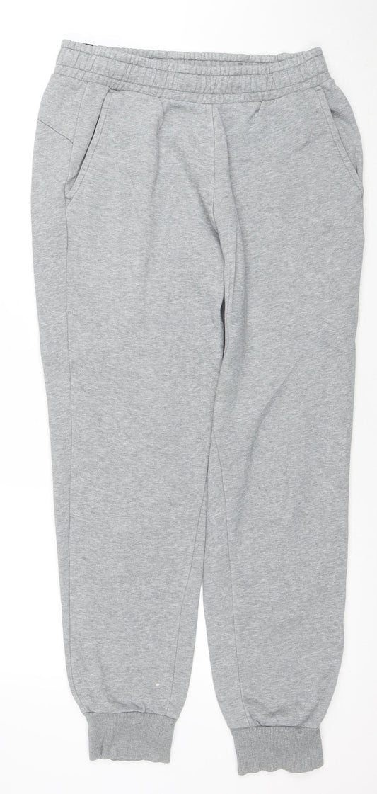 Puma Men's Grey Jogger Sweatpants M Regular Fit Activewear