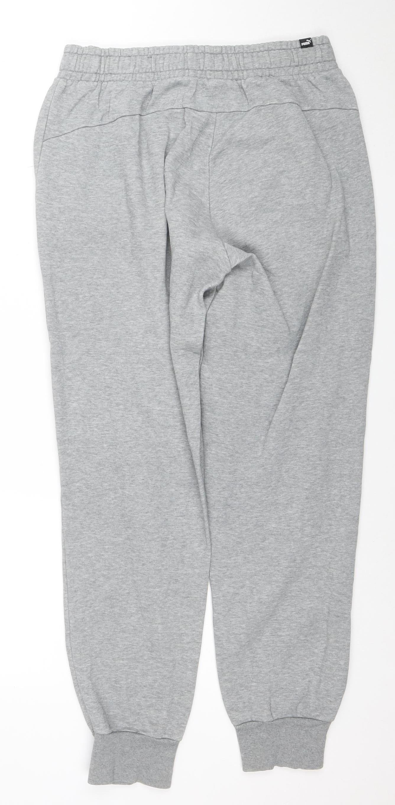 Puma Men's Grey Jogger Sweatpants M Regular Fit Activewear