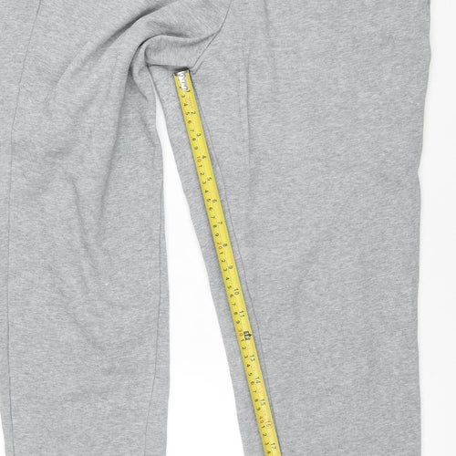 Puma Men's Grey Jogger Sweatpants M Regular Fit Activewear