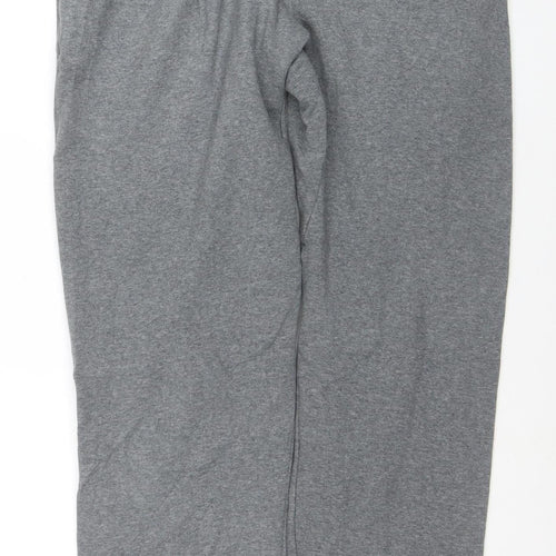 Nike Men's Grey XL Fleece Sweatpants Joggers with Drawstring