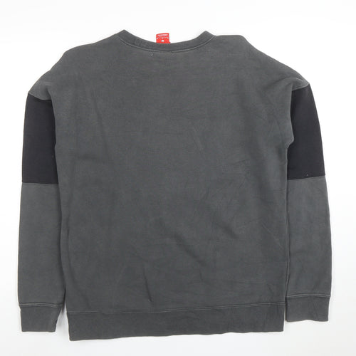 Nike Men's Grey Air Logo Crew Neck Sweatshirt Size M