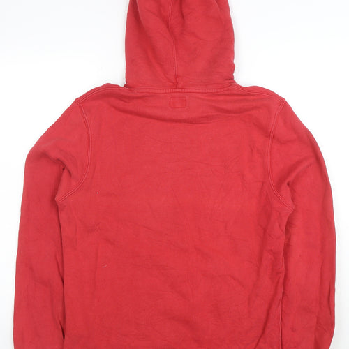 Levi's Men's Red Pullover Hoodie M Logo Graphic Hooded Sweatshirt