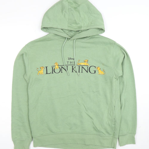 Disney Women Green The Lion King Pullover Hoodie 2XS