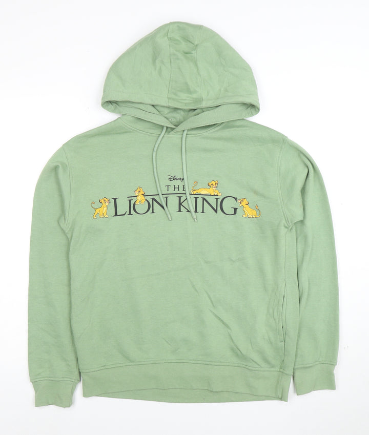 Disney Women Green The Lion King Pullover Hoodie 2XS