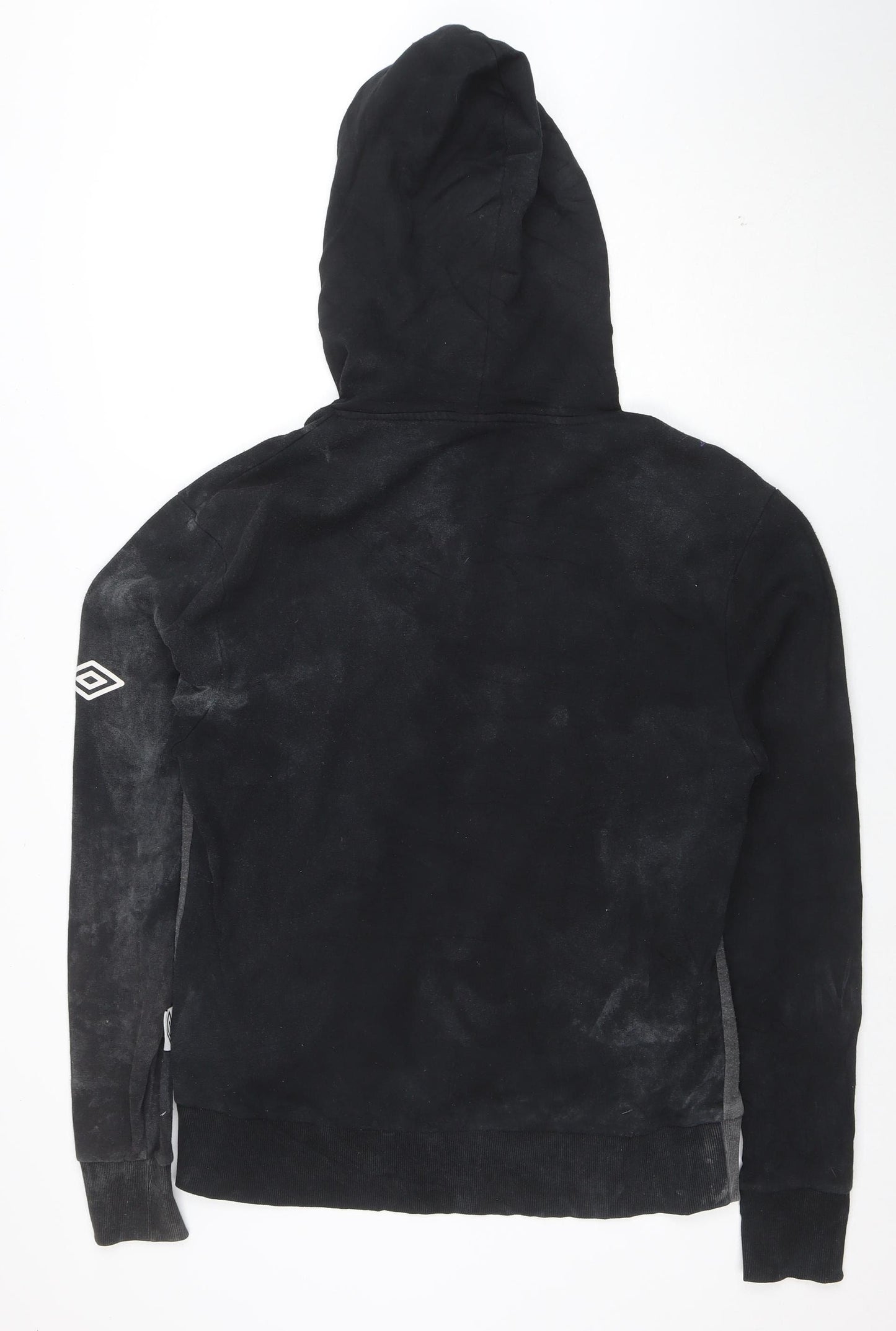 Umbro Men's Black XL Pullover Hoodie with Logo and Kangaroo Pocket