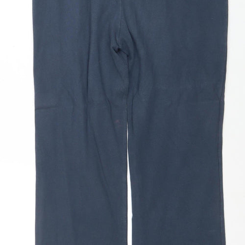 Kappa Men’s Blue Track Pants L Regular Fit Cotton Elastane Sportswear