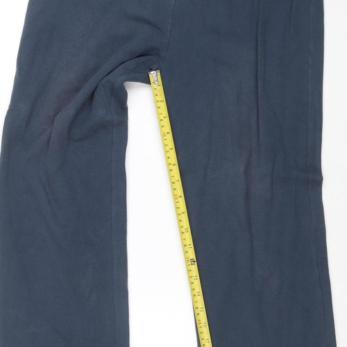 Kappa Men’s Blue Track Pants L Regular Fit Cotton Elastane Sportswear