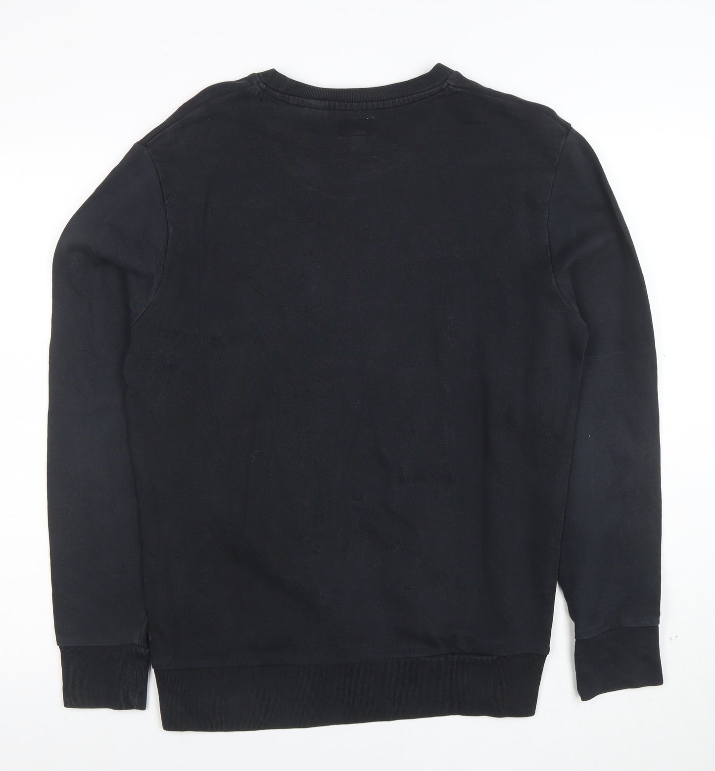 Levi's Men's Black Crew Neck Logo Sweatshirt Size S Regular Fit