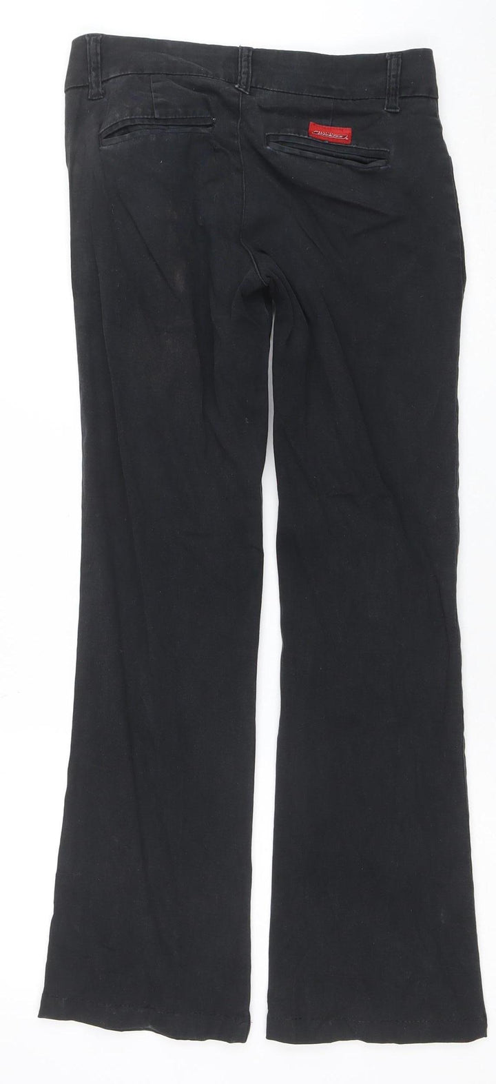 Dickies Women Black Size 3 Straight Cotton Blend Jeans