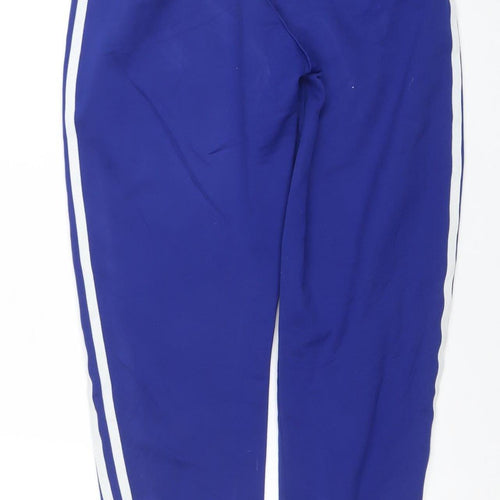 Adidas Boys Blue 12-13 Years Track Pants 100% Polyester Joggers