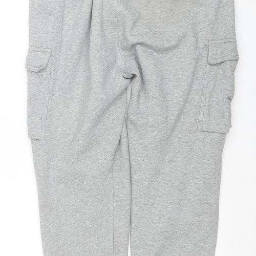 Nike Men’s Grey Jogger Sweatpants M Regular Fit French Terry Trousers