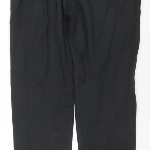 Adidas Mens Black Jogger Trousers Size S Polyester Blend