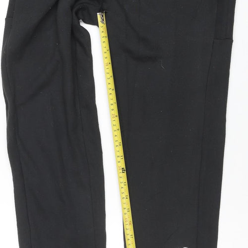 Adidas Mens Black Jogger Trousers Size S Polyester Blend