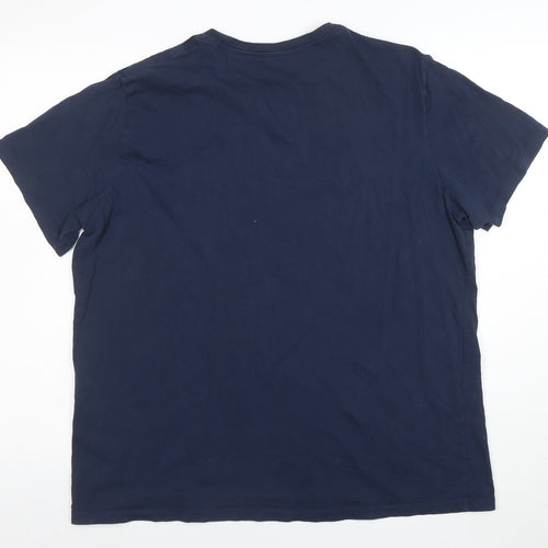 Levi's Men's Blue XL Logo Graphic Cotton T-Shirt