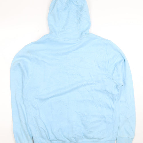 Nike Men's Blue Pullover Hoodie Medium Fleece Sweatshirt
