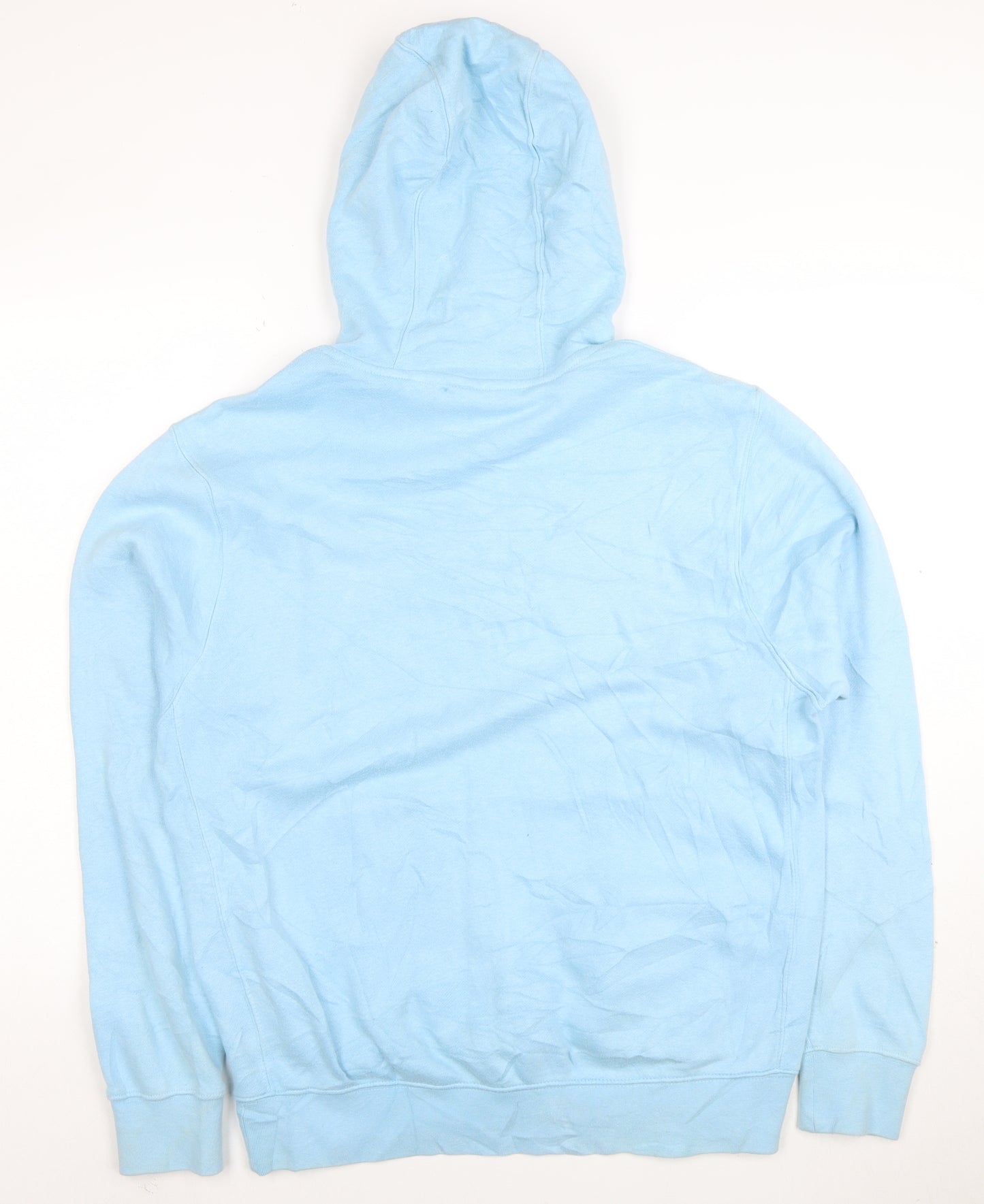 Nike Men's Blue Pullover Hoodie Medium Fleece Sweatshirt